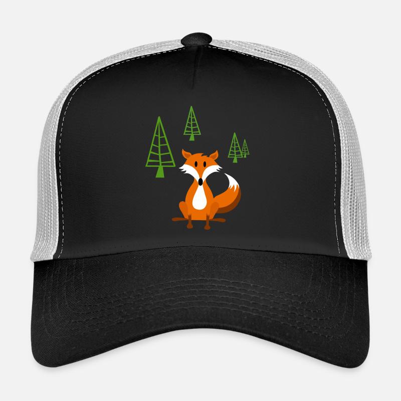 Schlauer Fuchs - Trucker Cap - Schwarz/Steingrau
