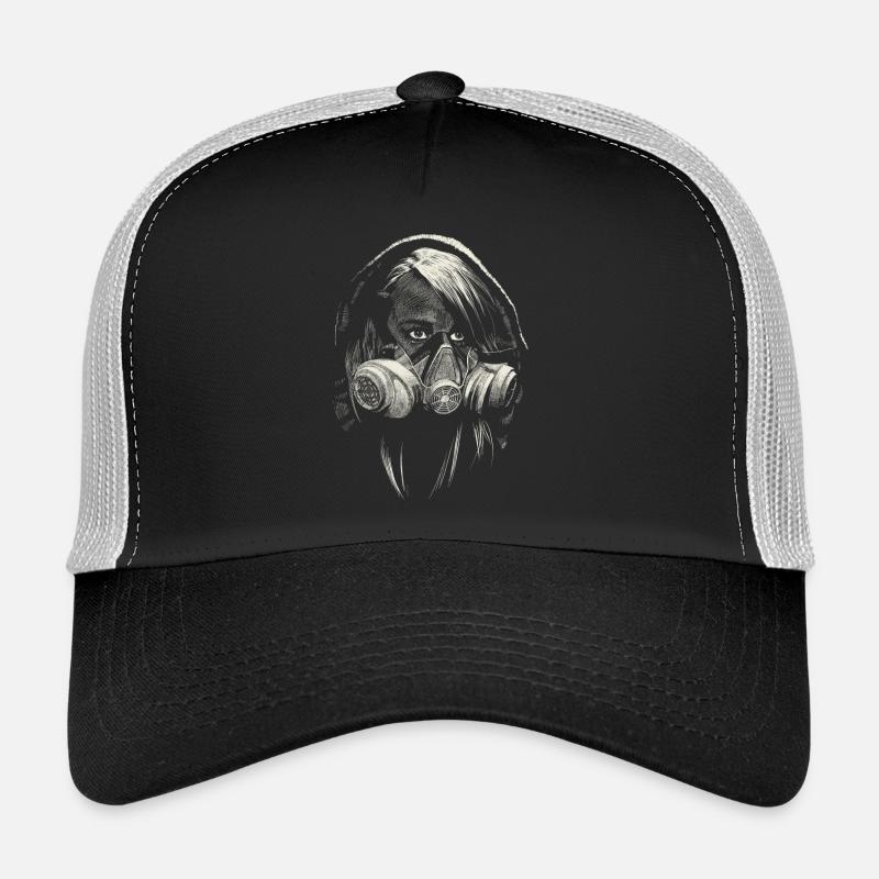 graffiti - Trucker Cap - black/stone grey