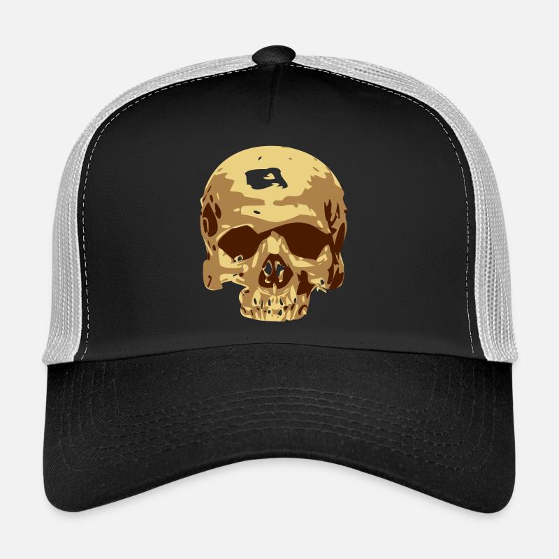 Schädel /// vektor /// Totenkopf Trucker Cap