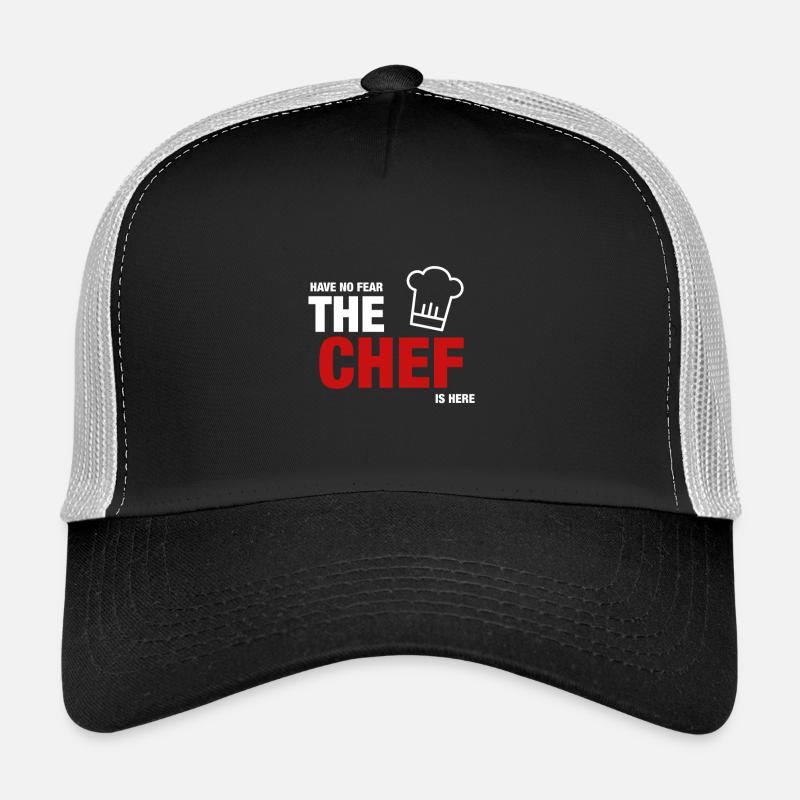 Have No Fear The Chef Is Here Trucker Cap