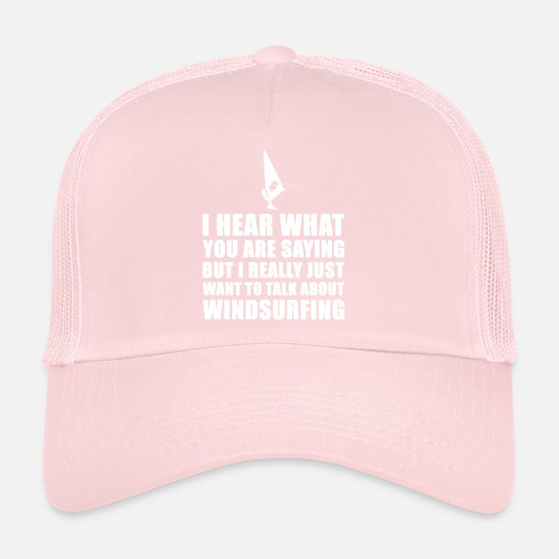 Funny Windsurfing Gift Idea Trucker Cap