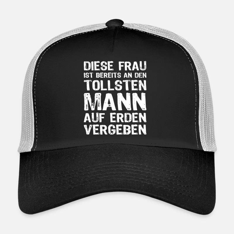 Tollster Mann - Trucker Cap - Schwarz/Steingrau