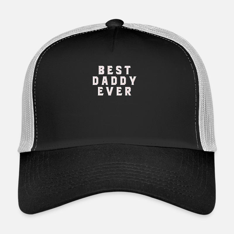 Best Daddy - Trucker Cap - Schwarz/Steingrau
