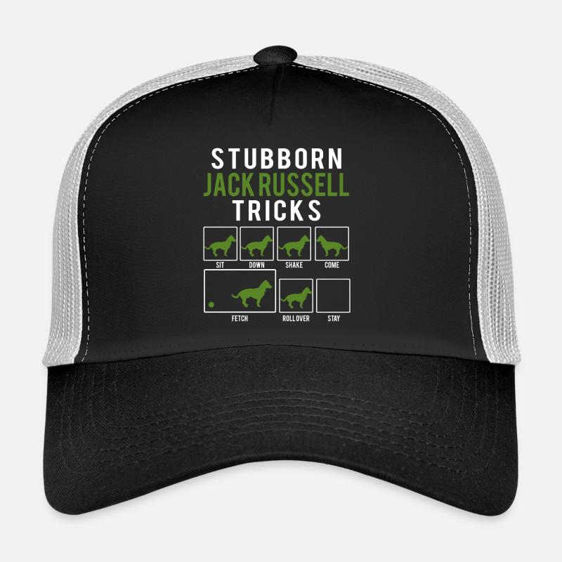 Dog / Jack Russell: Stubborn Jack Russel Tricks Trucker Cap