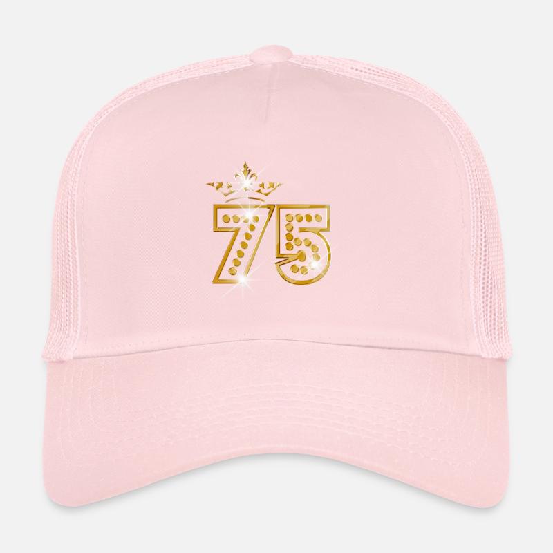 75 - Birthday - Queen - Gold - Burlesque Casquette trucker 
