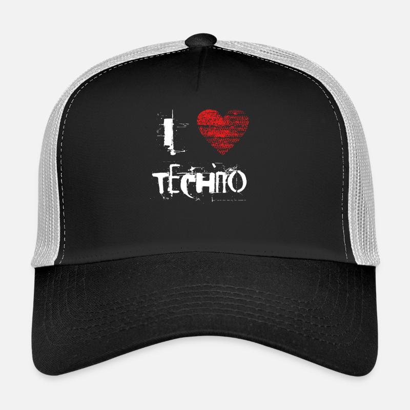 J'adore goa rave techno hardtek dur Casquette trucker 
