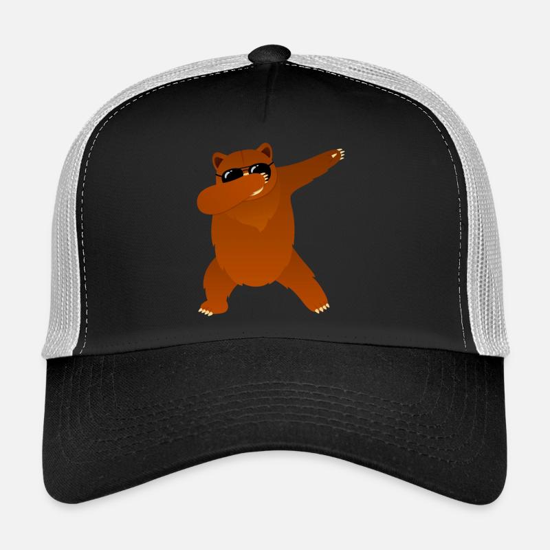 Dabbing Bear With Sunglasses - Cool Gift Casquette trucker 
