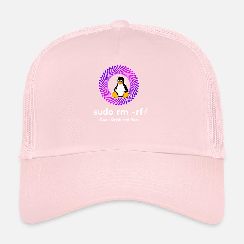 Ordinateur Sys admin Penguin Nerd pc sudo rm -rf cod Casquette trucker 
