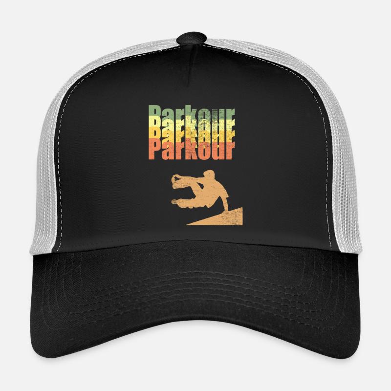 Parkour - Trucker Cap - Schwarz/Steingrau