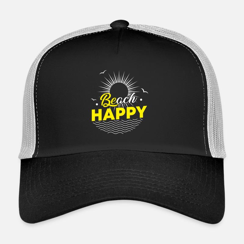 Beach Happy - sun ocean wave lovers Trucker Cap