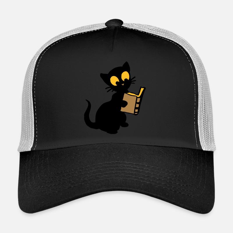Le livre - Casquette trucker - noir/gris pierre