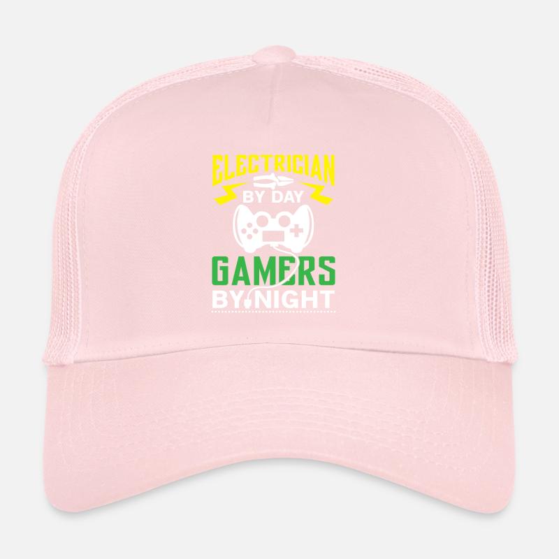 Electrician by Day Gamers by Night - arcade player Trucker Cap