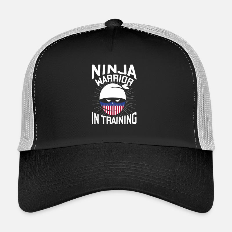 Ninja Warrior in Training - tough fighter Casquette trucker 