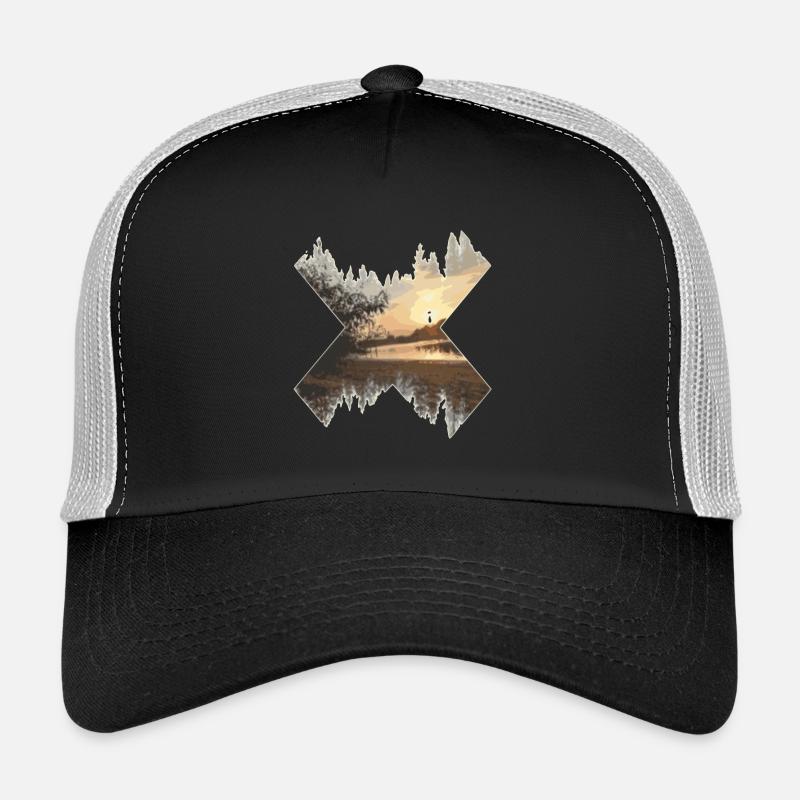 X-Landschaft Sonnenuntergang Trucker Cap