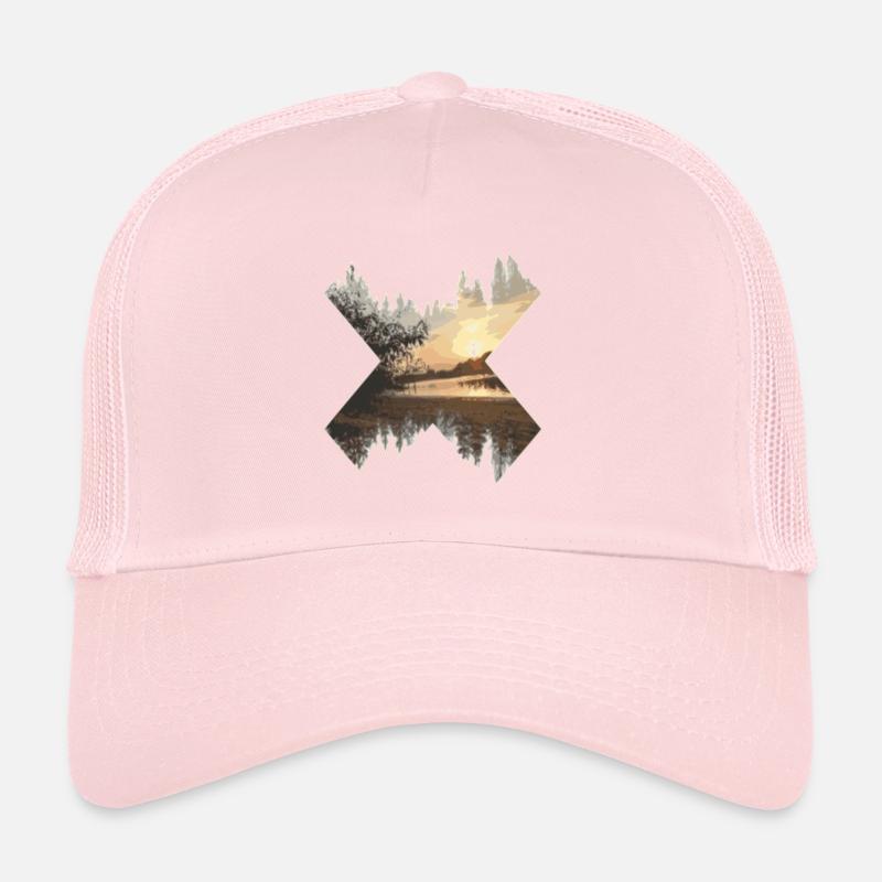 X-Landscape Coucher de soleil Casquette trucker 