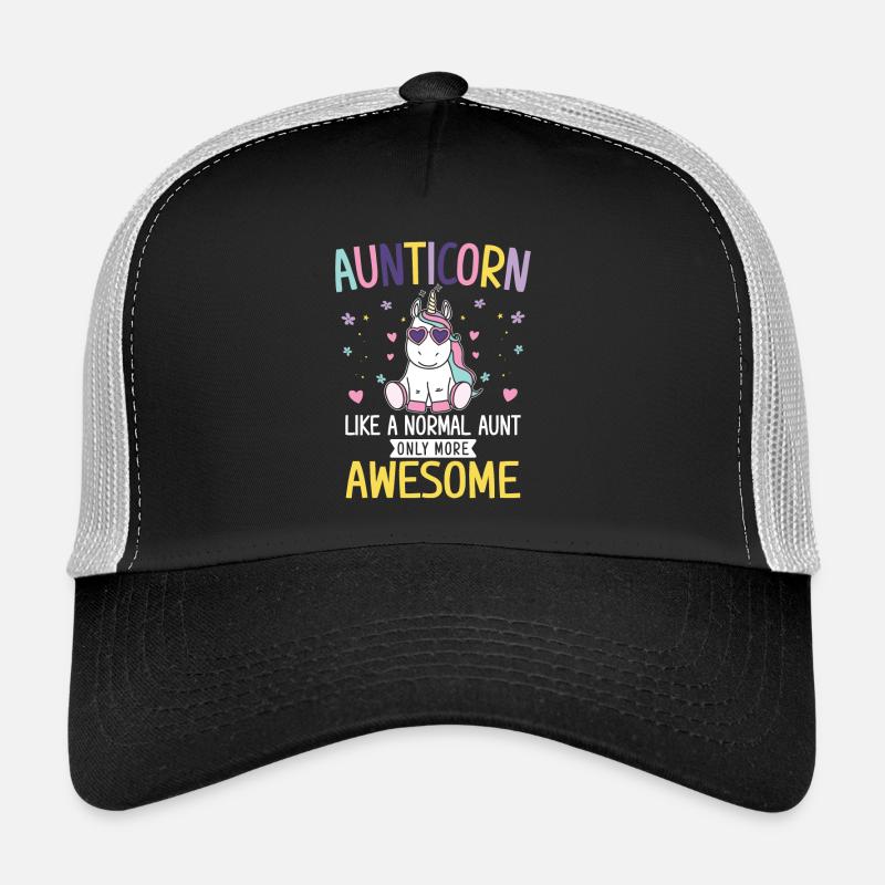Aunticorn like a normal Aunt only more awesome Trucker Cap