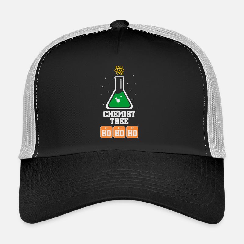 Chemist Tree Oh Ho Ho Ho Chemistry Tree Christmas Trucker Cap