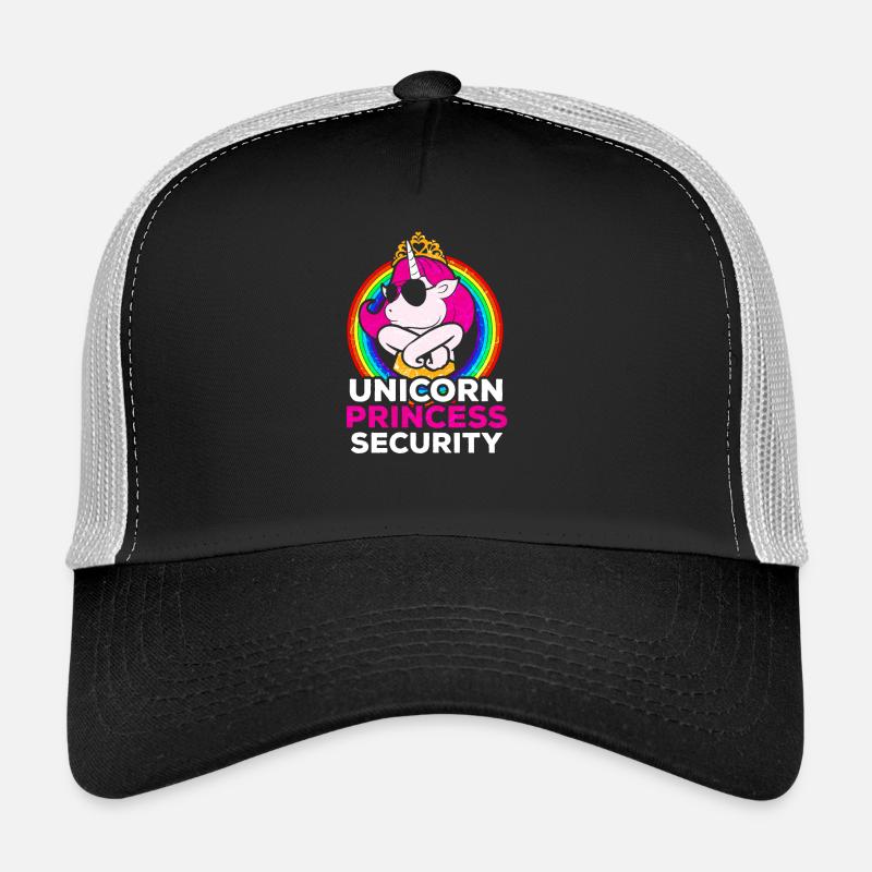 Licorne Princesse Enfant Unicorn Security Casquette trucker 