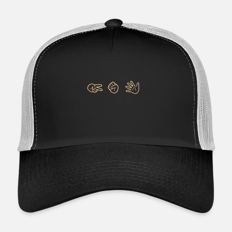 Pierre, papier, ciseaux Casquette trucker 