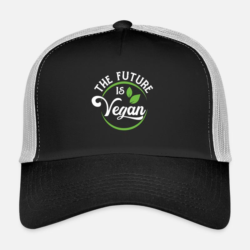 The Future is Vegan vegetarian abstaining Casquette trucker 