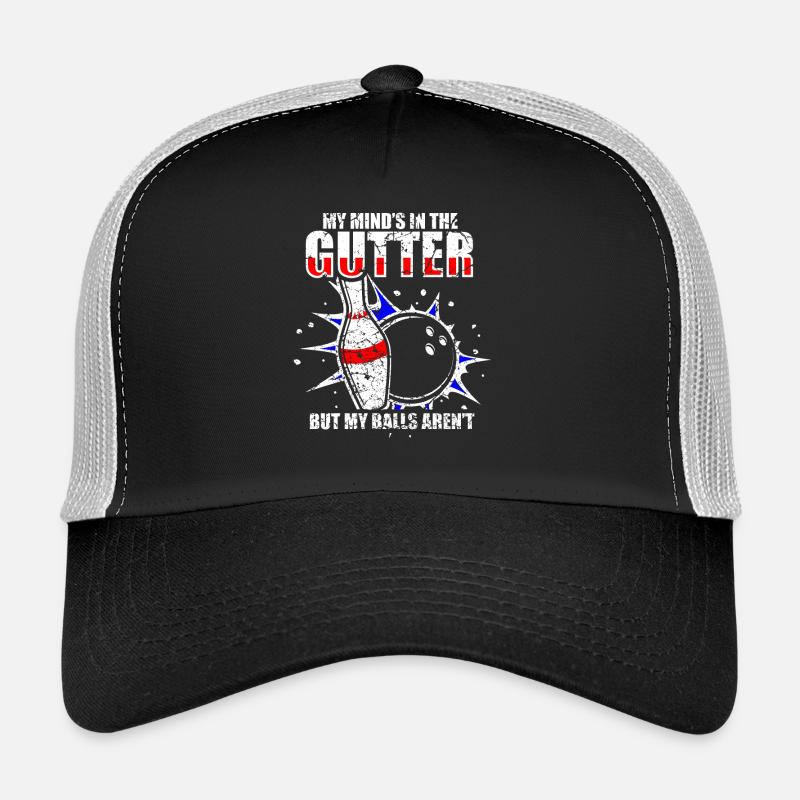 Bowling - Trucker Cap - Schwarz/Steingrau