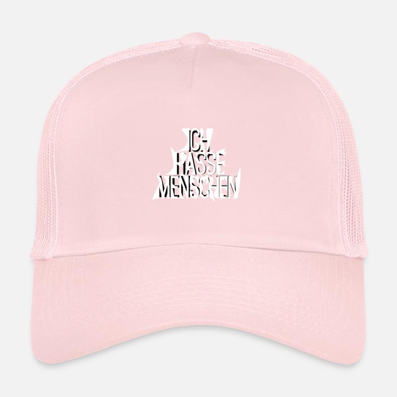 Je déteste les gens Casquette trucker 