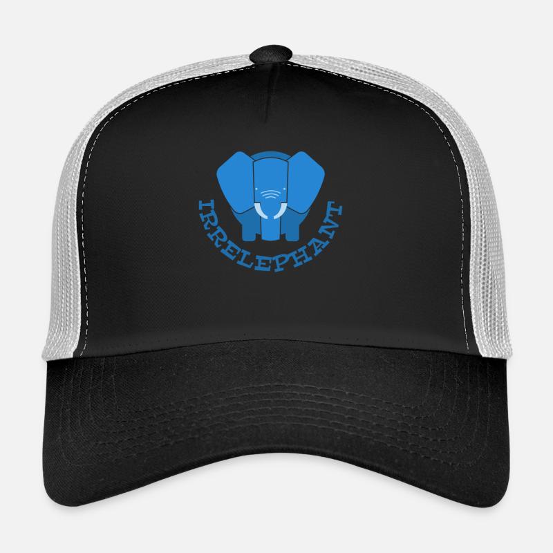 Irrelephant mit dem Elefant Trucker Cap