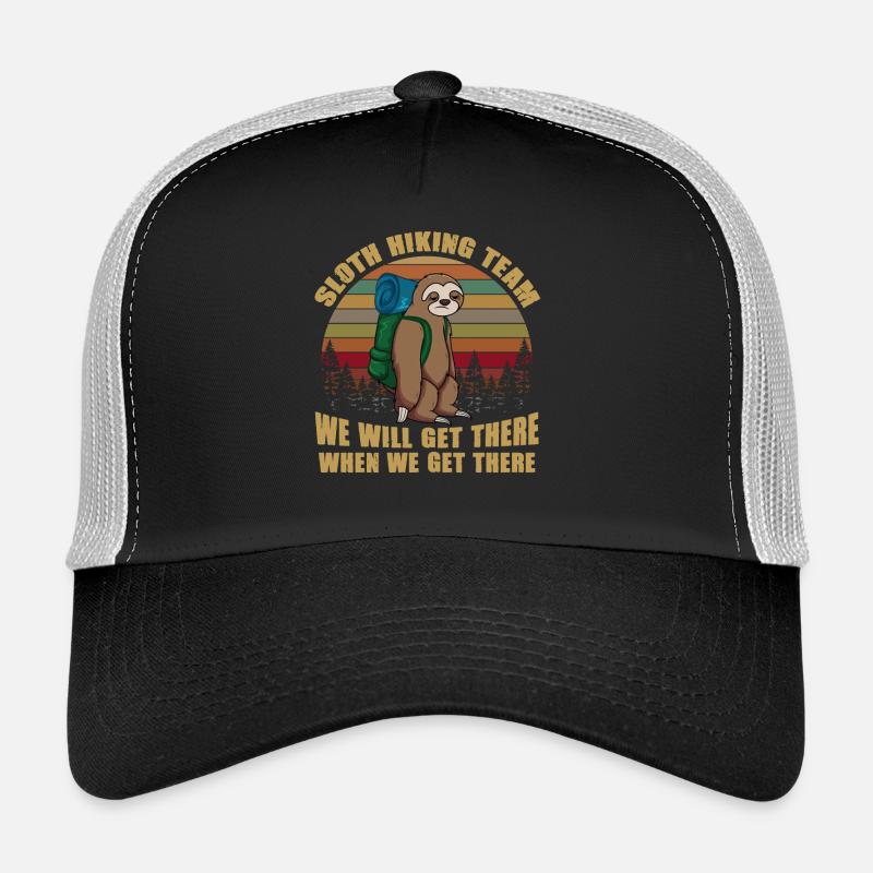 Sloth Hiking Team We Will Get There When We Get Trucker Cap
