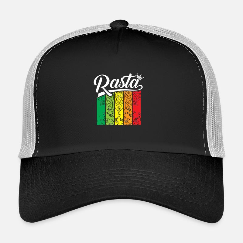 Bannière arc-en-ciel pastel Casquette trucker 
