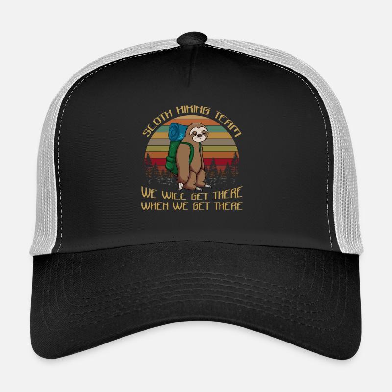 Sloth Hiking Team We Will Get There When We Get Trucker Cap