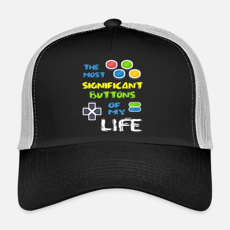 Video Game VideoGame Play Hobby Gift Trucker Cap