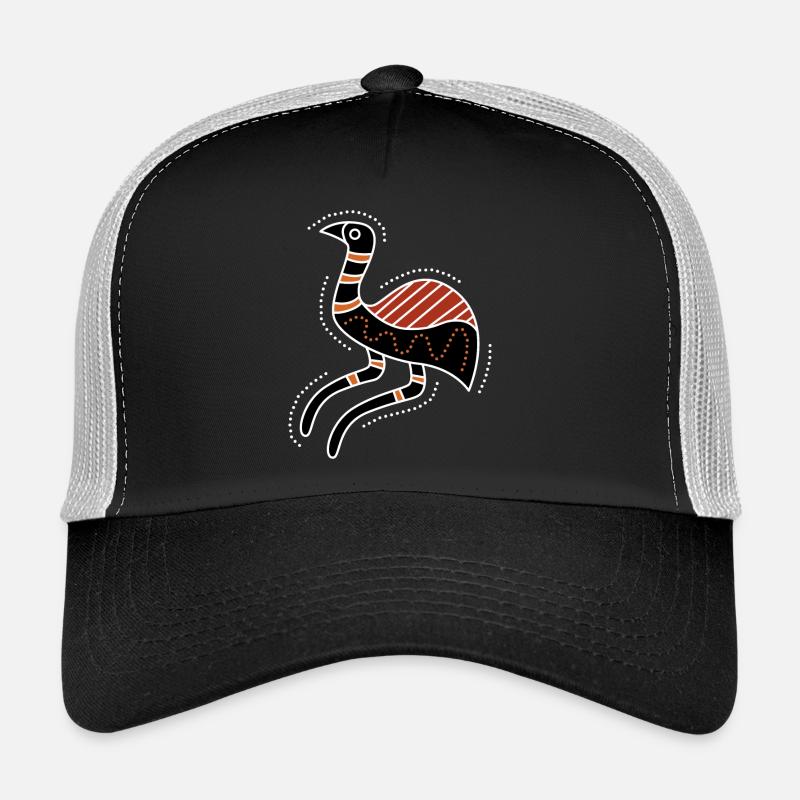 emu - Trucker Cap - black/stone grey