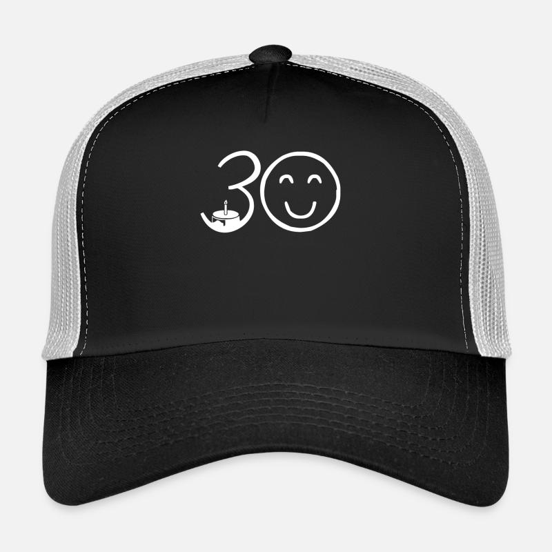 30e anniversaire - Casquette trucker  - noir/gris pierre