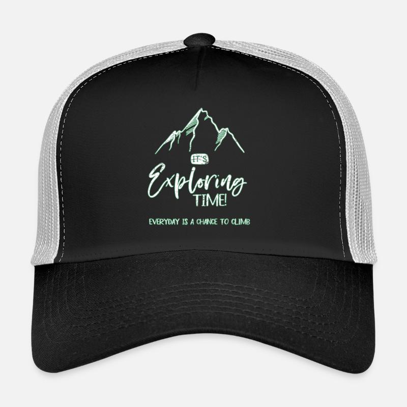Klettern - Trucker Cap - Schwarz/Steingrau