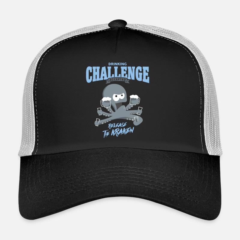 Défi à boire accepté - Libérez le Kraken Casquette trucker 
