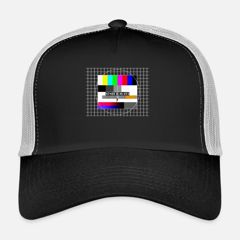 Test image End of broadcast 80s 90s party costume Trucker Cap