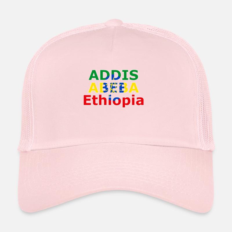 Addis Ababa Ethopia Color Design Trucker Cap