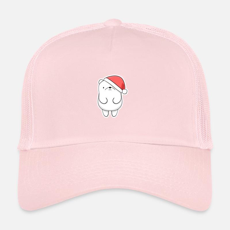 Ours de Noël avec le Père Noël Casquette trucker 