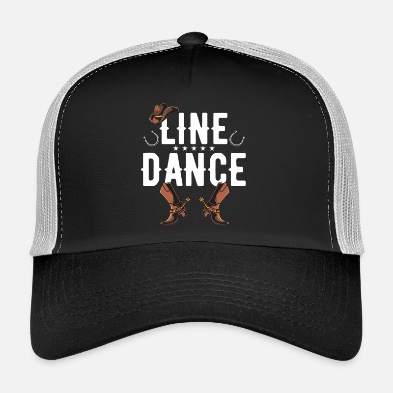 line dance - Trucker Cap - black/stone grey