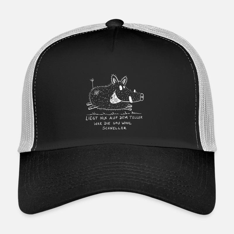 Petit sanglier à dire je chasseur Casquette trucker 