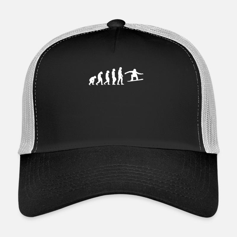 Cadeau évolution snowboard Casquette trucker 