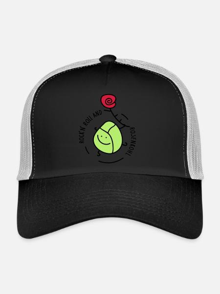 Rock and Roll - Trucker Cap - Schwarz/Steingrau - Vorne
