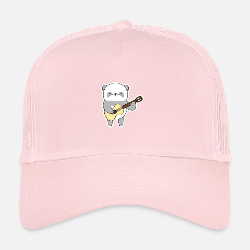 Panda à la guitare Casquette trucker 