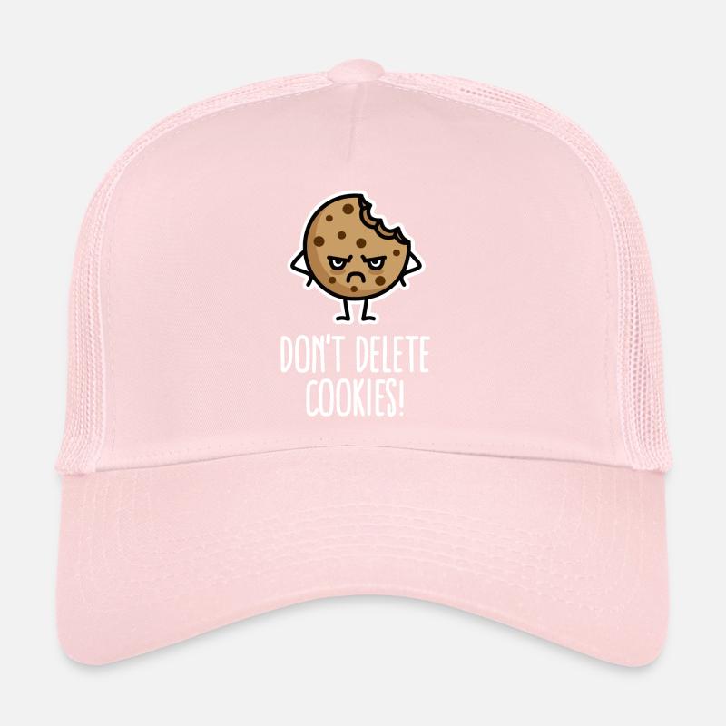 Do not delete cookies funny computer nerd humor Trucker Cap