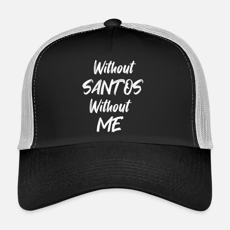 Santos santo - Trucker Cap - Schwarz/Steingrau