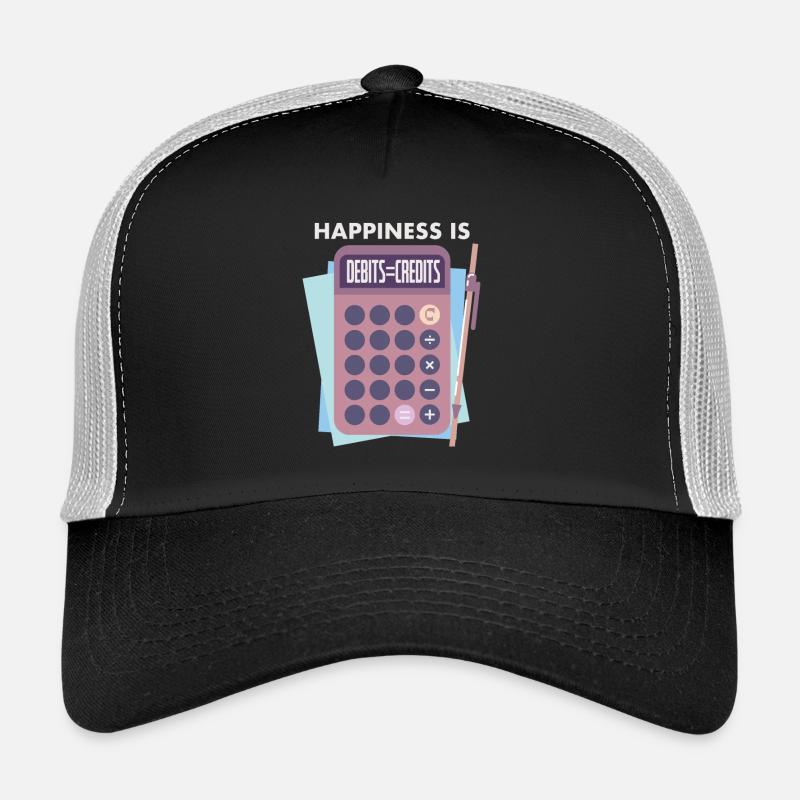 Buchhalter - Trucker Cap - Schwarz/Steingrau