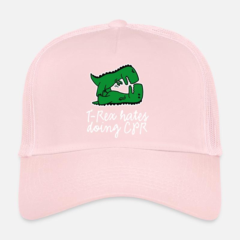 T-Rex hates doing CPR Erste Hilfe Krankenschwester Trucker Cap