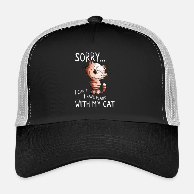 Sorry Katze I Katzenmotiv Comic Sprüche Trucker Cap