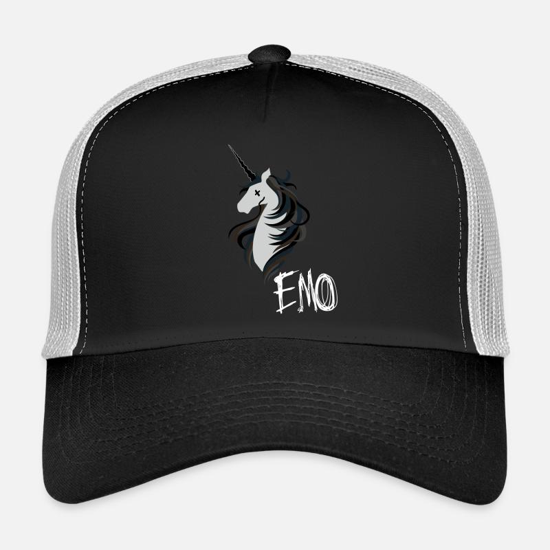 Emo Gothic Anime Unicorn Punk Mcr Trucker Cap
