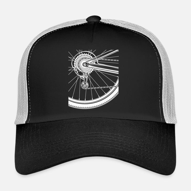 VTT - Casquette trucker  - noir/gris pierre